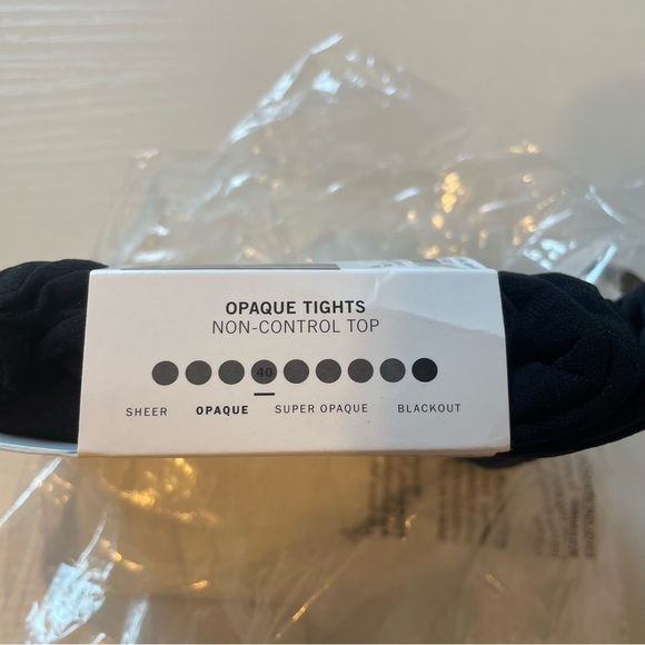 Hue Black Opaque Tights - Picture 6 of 7